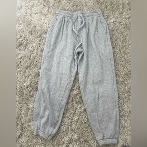 Grey Fabletics joggers. Size M